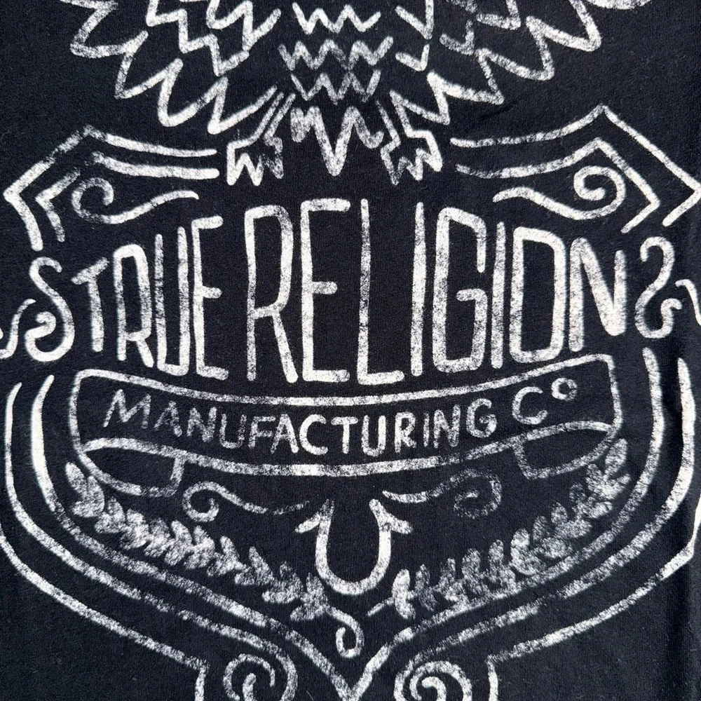 Men’s Authentic True Religion Short-Sleeve Graphic Tee Size Medium